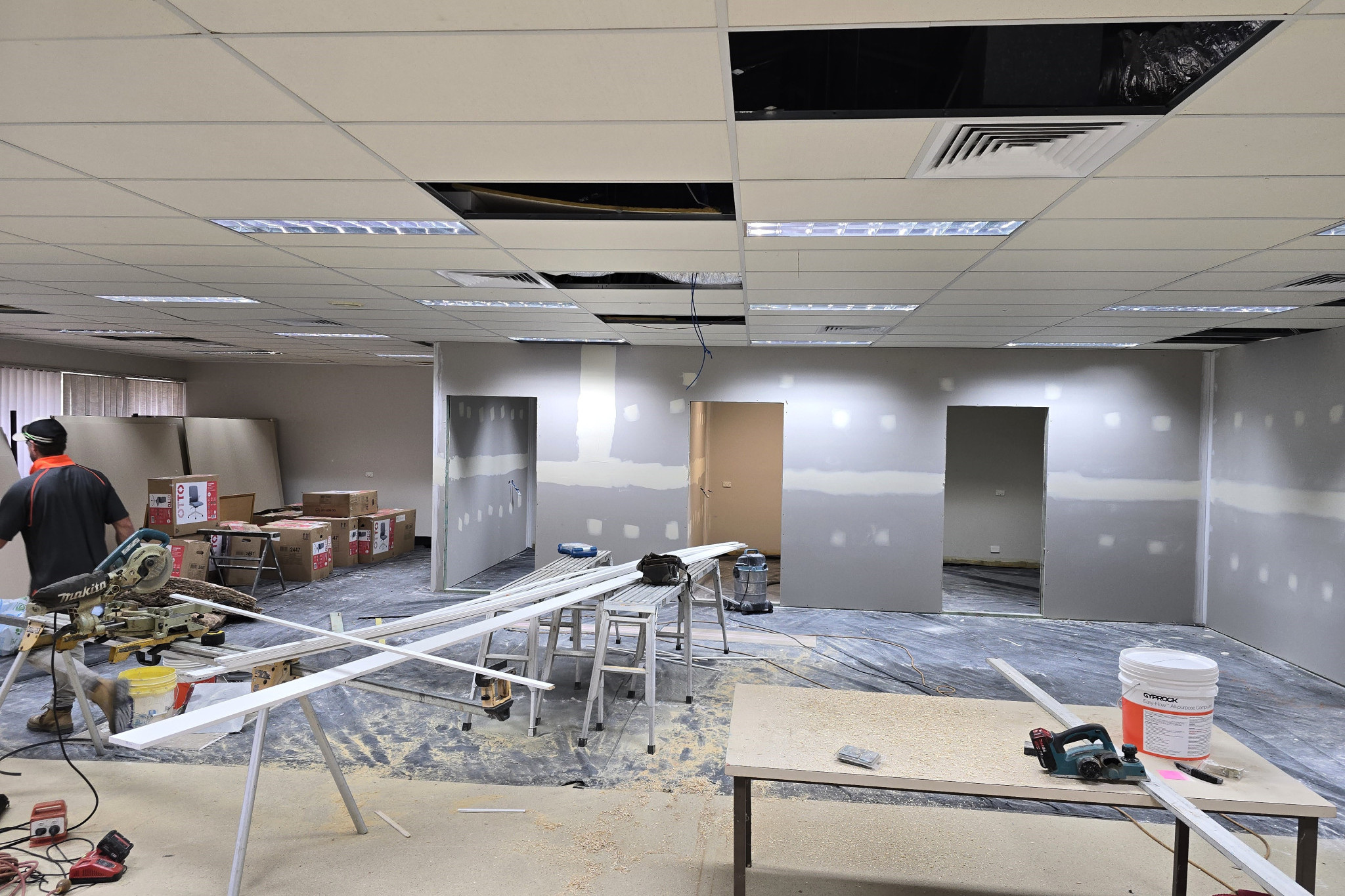 Construction underway. Photo supplied by CUC Southern Downs