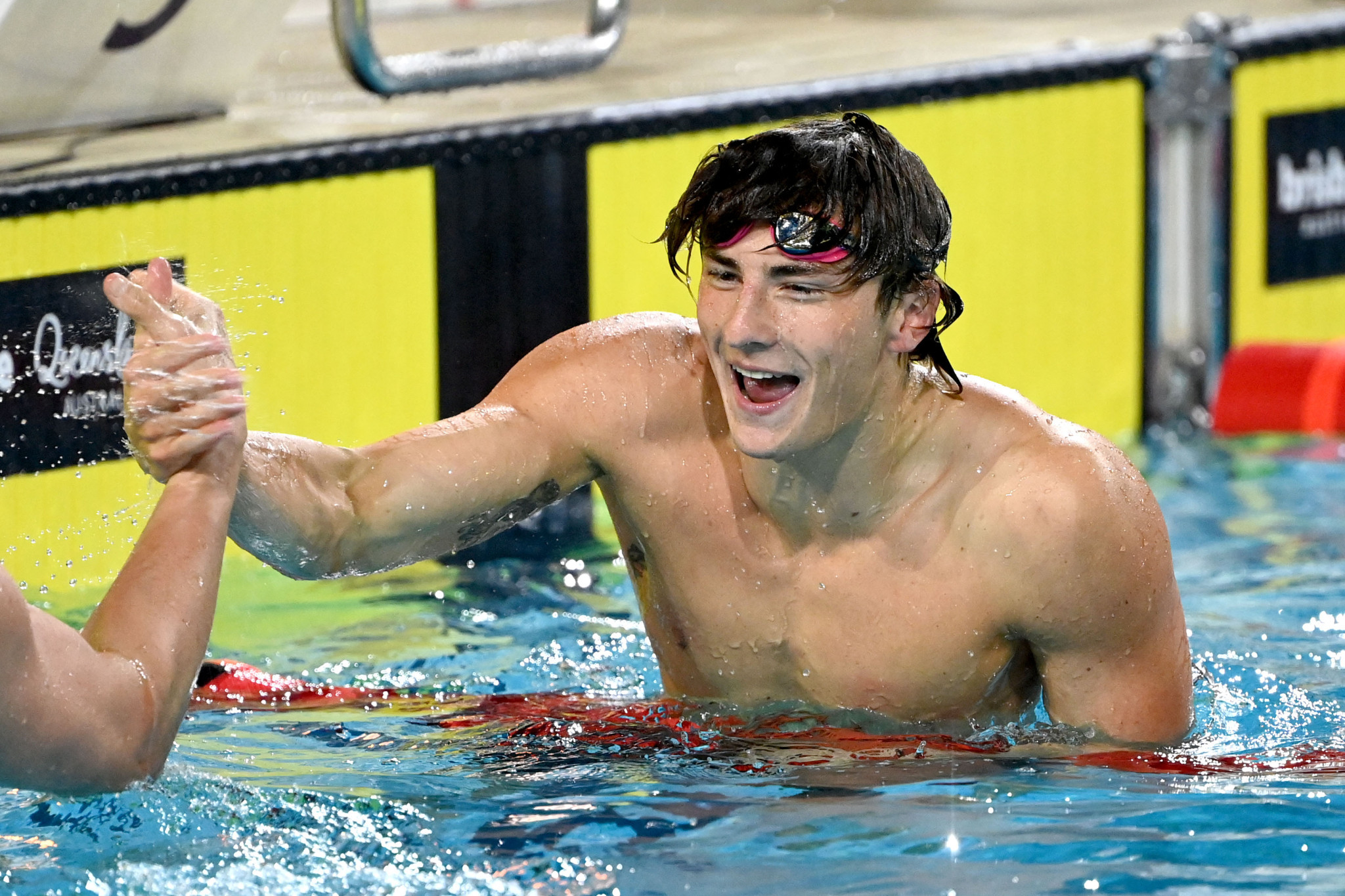 A triumphant Ben Armbruster of Stanthorpe, takes the hopes of the region with him to the Olympics in Paris. Photo Delly Carr.