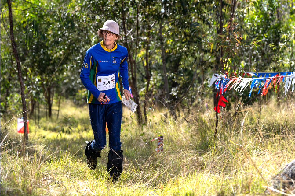 Anne Wilson enjoys orienteering.