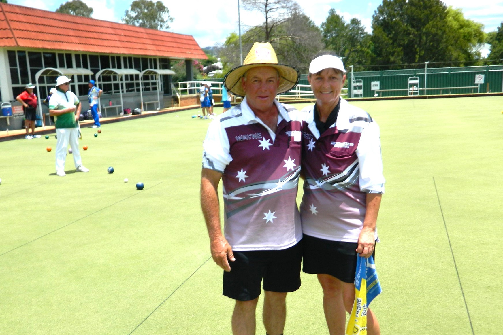 Wayne and Wendy from Millmerran enjoyed the tournament.