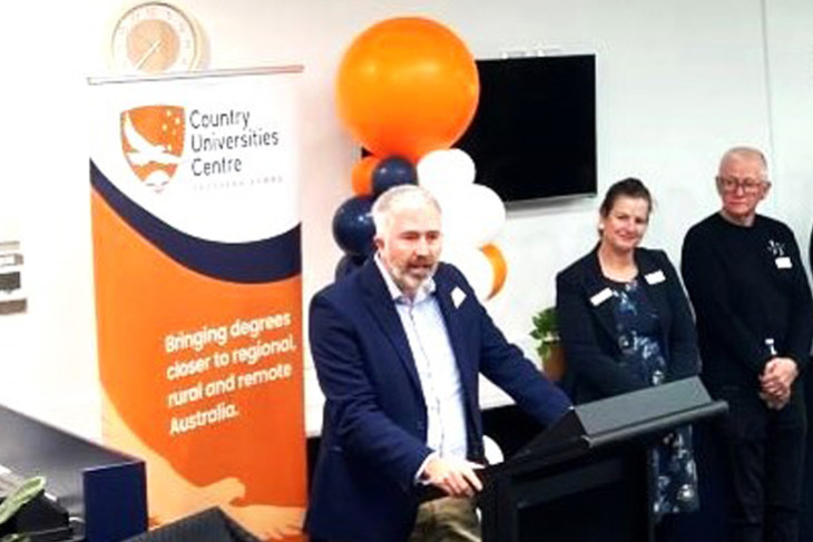 The Hon Anthony Chisholm officially opened the CUC Southern Downs.
