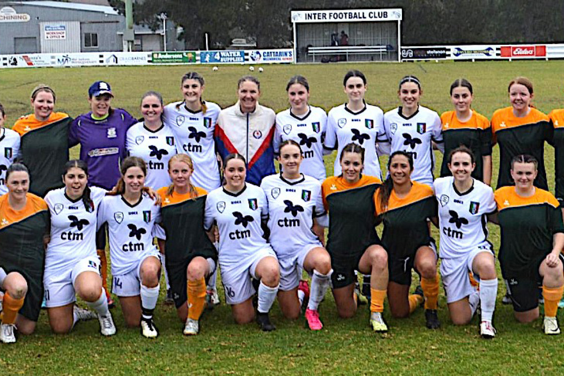 Members of the Ladies' teams on June 1.