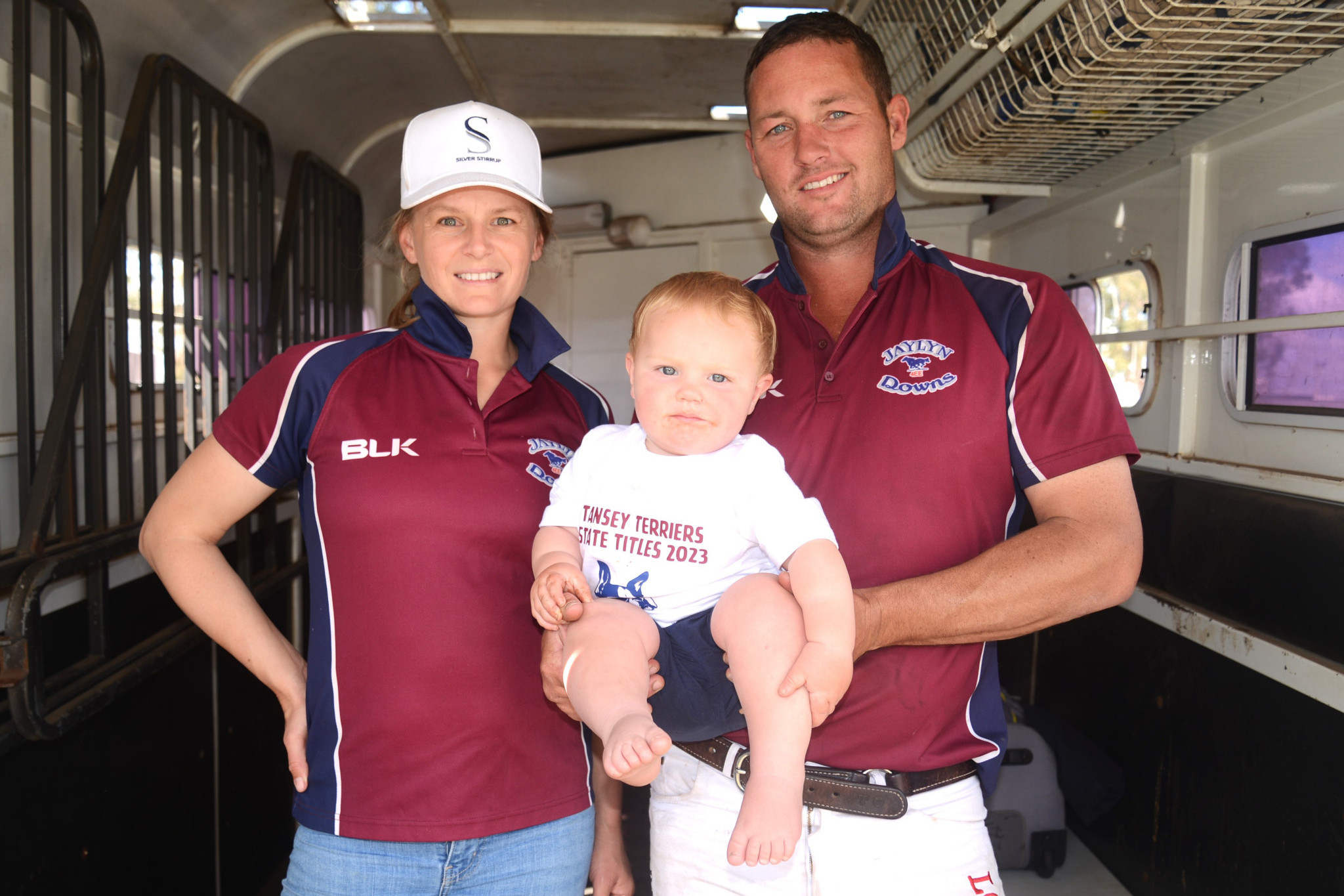 Sam Allen and Tom O’Neill, pictured with son Jon, will play for Australia in Killarney on May 17-19. Photo: Gerard Walsh.